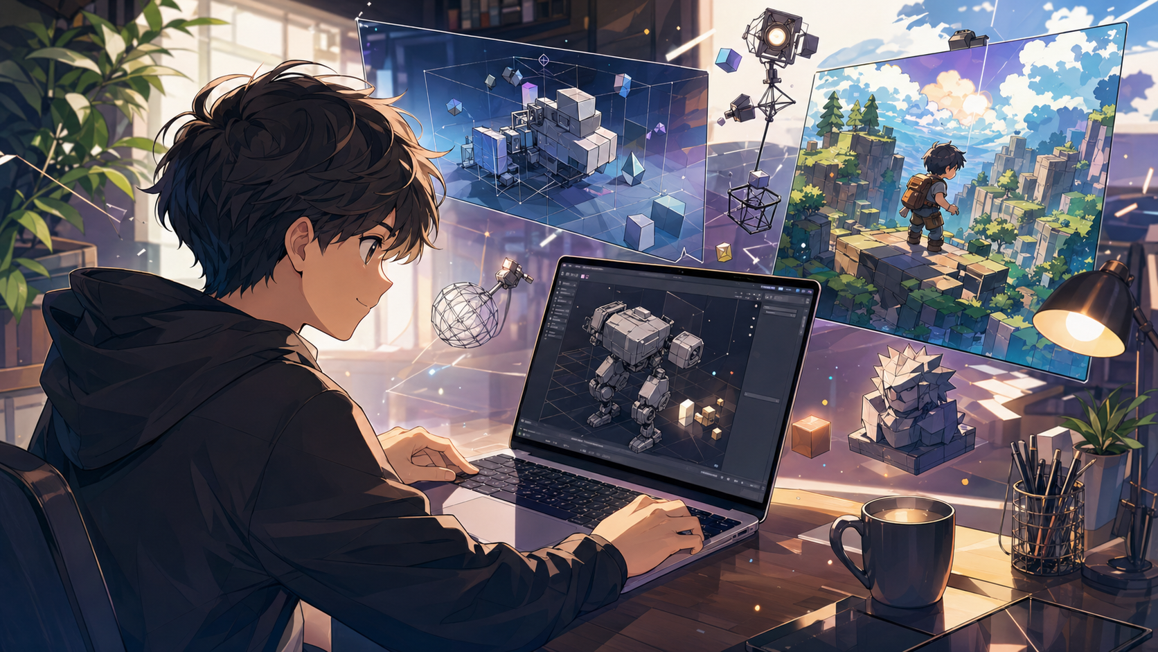 Blender 和 Unity 创作测试