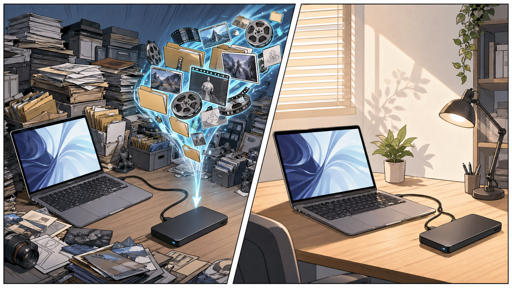 移动硬盘释放项目空间